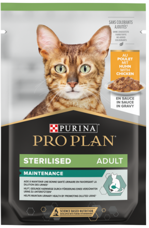 PRO PLAN CAT STERILISED With Chicken konservi kaķiem 85g